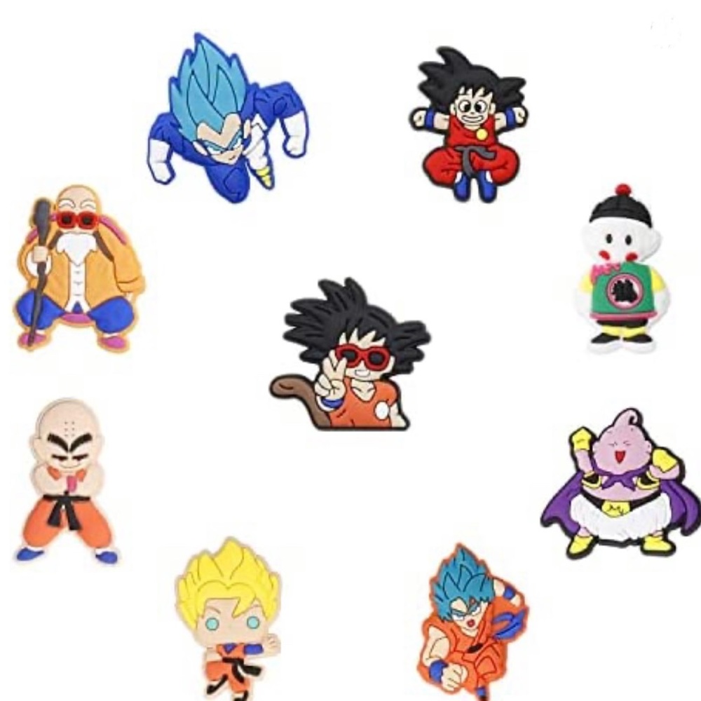 Dragonball Z Shoe Charms Crocs - 9 piece
